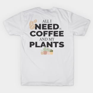 Coffee & plant lover T-Shirt